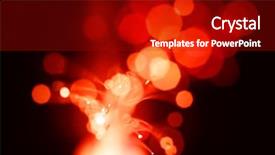  Presentation with fiber optics - Slide deck featuring incoming light through fiber optics background and a crimson colored foreground