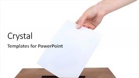  Presentation with human gland - Slides with incoming outgoing - human hand inserting envelope background and a white colored foreground