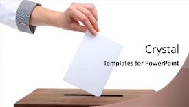  Presentation with envelope - Beautiful PPT theme featuring incoming outgoing - human hand inserting envelope backdrop and a white colored foreground