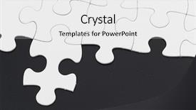  Presentation with puzzle - Cool new PPT layouts with incomplete details - puzzle on black background backdrop and a  colored foreground