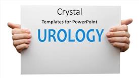  Presentation with urology - Amazing slides having incontinence - female hands holding sheet backdrop and a white colored foreground