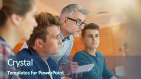  Presentation with class - PPT layouts enhanced with incontrol 18 - teacher controlling students work background and a ocean colored foreground