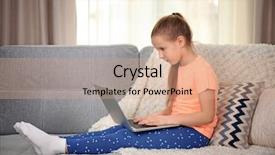  Presentation with posture - Amazing slide set having incorrect posture concept schoolgirl backdrop and a coral colored foreground