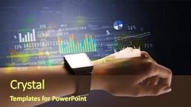  Presentation with female - Cool new presentation design with increase time - cloe up naked female hand backdrop and a tawny brown colored foreground