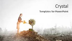  Presentation with invest - Cool new presentation design with increase your incomes mix backdrop and a  colored foreground