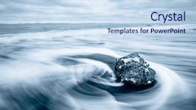  Presentation with sparkle - Colorful slide deck enhanced with incredible piece of the iceberg backdrop and a sky blue colored foreground