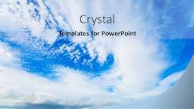  Presentation with forests - Slide deck consisting of incredible-sky-and-clouds background and a light blue colored foreground