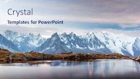  Presentation with clear water - Theme with incredible-view-of-clear-water background and a light blue colored foreground