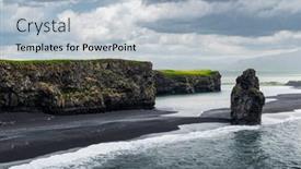  Presentation with black - Colorful slide set enhanced with incredible-view-of-the-black backdrop and a light blue colored foreground