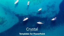  Presentation with earth day - PPT layouts consisting of incredible-view-of-the-blue background and a ocean colored foreground