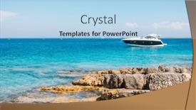  Presentation with lagoon - Slides having incredible-view-of-the-blue background and a light blue colored foreground