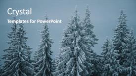  Presentation with new year card - Theme with incredible wallpaper winter greeting card background and a seafoam green colored foreground