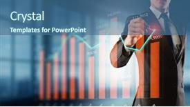  Presentation with strategy - Amazing slide set having increment - drawing his progress strategy mixed backdrop and a  colored foreground