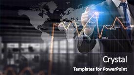  Presentation with strategy - Beautiful slide set featuring increment - drawing his progress strategy mixed backdrop and a dark gray colored foreground