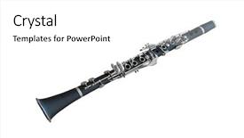  Presentation with clarinet - Theme featuring elevate - metal structure elevation bridge background and a gray colored foreground