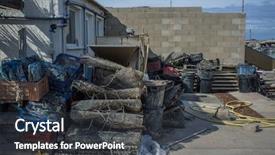  Presentation with pearls and oysters - Cool new presentation theme with ind - riggings behind oysters shacks backdrop and a  colored foreground