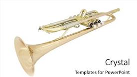  Presentation with trumpet - Cool new slide set with taj mahal entrance gate made backdrop and a ocean colored foreground