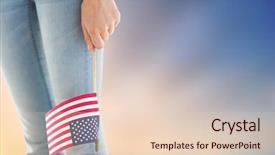  Presentation with republic day - Presentation enhanced with independence day celebration patriotism background and a lemonade colored foreground