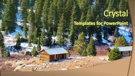  Presentation with independence - Beautiful slide deck featuring independence ghost town in colorado backdrop and a tawny brown colored foreground