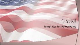  Presentation with stars stripes - Theme with independence movement - abstract wavy usa flags stars background and a  colored foreground