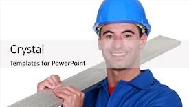  Presentation with timber harvest thanksgiving - Audience pleasing presentation theme consisting of independence movement - craftsman carrying timber backdrop and a  colored foreground