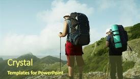  Presentation with sugarcane fields mountains landscape nature - Cool new PPT theme with independence movement - people overview mountains landscapes backdrop and a  colored foreground