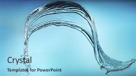  Presentation with independence - Presentation design featuring independence movement - splash of water background and a  colored foreground