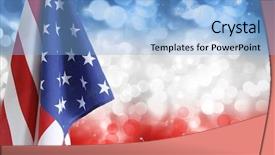  Presentation with red white blue patriotic - Cool new presentation with independent days - usa flag red white backdrop and a light blue colored foreground