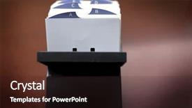  Presentation with business cards - Beautiful slide deck featuring index cards for organizing business backdrop and a wine colored foreground