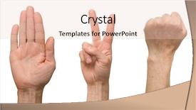  Presentation with pancasila indonesia coat of arms - Audience pleasing PPT layouts consisting of index finger ring finger - arms backdrop and a  colored foreground