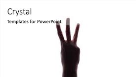  Presentation with health woman running female runner - Audience pleasing presentation design consisting of index finger ring finger - female woman hand isolated backdrop and a white colored foreground