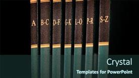  Presentation with law books - Audience pleasing PPT theme consisting of index-guide-to-law-books backdrop and a ocean colored foreground