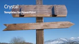  Presentation with mountains - Amazing presentation design having  backdrop and a  colored foreground.