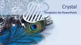  Presentation with valentine - PPT layouts enhanced with festival lights india - white heart valentine's day background and a sky blue colored foreground