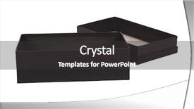  Presentation with box carton - Audience pleasing presentation theme consisting of india carton - close-up of a shoe box backdrop and a dark gray colored foreground