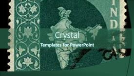  Presentation with south asia - Slides featuring india-circa-1957-a-stamp background and a ocean colored foreground