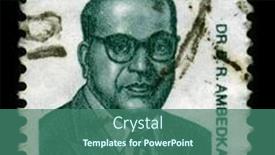  Presentation with philosopher - Beautiful presentation featuring india-circa-1960-a-stamp backdrop and a ocean colored foreground