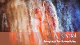  Presentation with holi - Audience pleasing PPT layouts consisting of india custom - happy young pair in paints backdrop and a  colored foreground