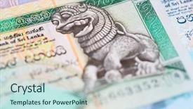  Presentation with black market of sri lanka - Amazing PPT layouts having india finance - banknotes of the sri lanka backdrop and a sky blue colored foreground