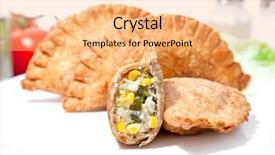  Presentation with nutrition soya - Beautiful presentation design featuring big golden king - fruits in the malaysia backdrop and a tawny brown colored foreground.