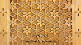  Presentation with sandstone - Slide set featuring stone carved ornament - india ornate decoration background sandstone background and a gold colored foreground