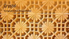  Presentation with sandstone - Presentation enhanced with stone carved ornament - india ornate decoration background sandstone background and a gold colored foreground