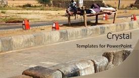  Presentation with rajasthan - PPT layouts featuring india street scene rajasthan asia background and a coral colored foreground