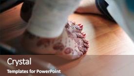  Presentation with artwork - Beautiful PPT layouts featuring girl in the hat making selfie by the smartphone on the background of sea coast adriatic sea montenegro balkans backdrop and a teal colored foreground