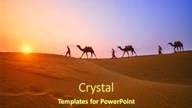  Presentation with tourism india - Cool new slide set with indian-cameleers-camel-driver-bedouin backdrop and a tawny brown colored foreground