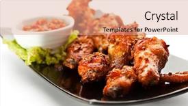  Presentation with hot sauce - Slide set enhanced with unkind - beautiful girl lying on grey background and a light gray colored foreground