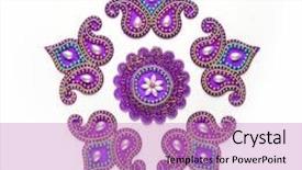  Presentation with indian - PPT theme enhanced with indian decorative repetitive design rangoli background and a coral colored foreground