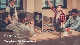  Presentation with creative journal - Audience pleasing presentation consisting of indian design - creative colleagues brainstorming in coworking backdrop and a coral colored foreground