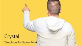  Presentation with arab israel war - Cool new presentation theme with indian election - middle age arab man wearing backdrop and a  colored foreground