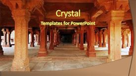  Presentation with mughal - Beautiful presentation featuring india built by the great backdrop and a tawny brown colored foreground